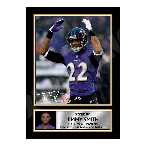 Jimmy Smith 2 American Football Printed Signature Print