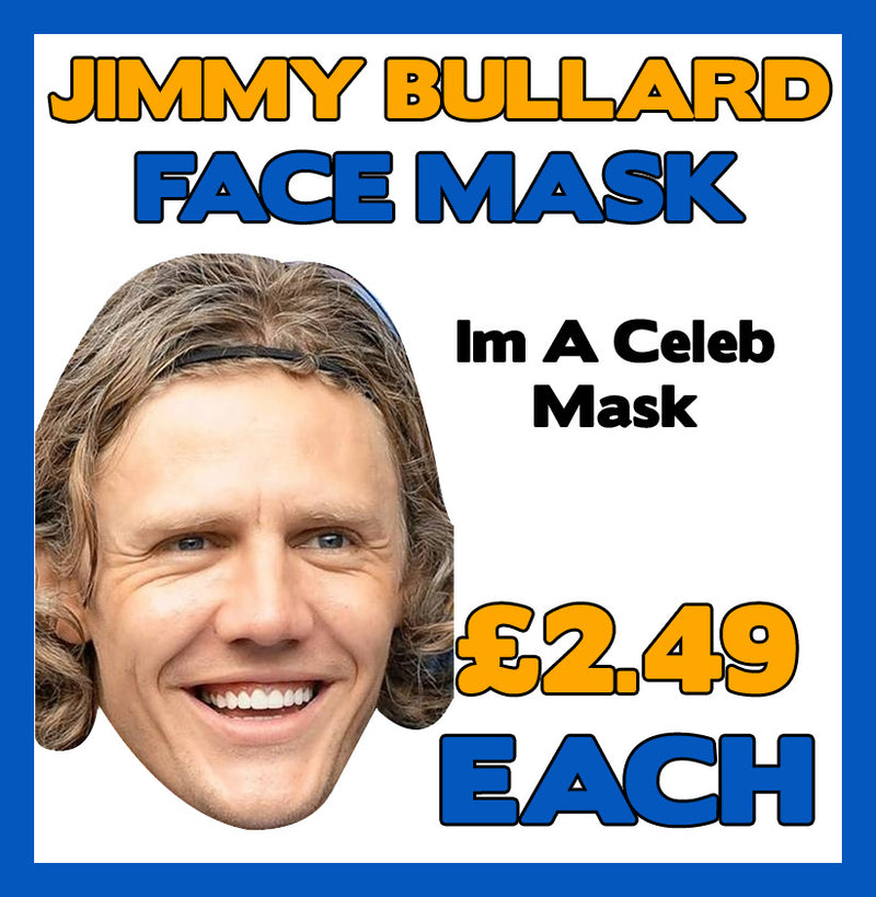 Jimmy Bullard Celebrity Face Mask Fancy Dress Cardboard Costume Mask