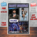 Jinder Mahal KE Inspired Style Personalised Wrestling WWE Birthday Card