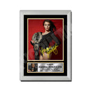 Joanna Jedrzejczyk Limited Edition MMA Wrestler Signed Print - MMA Wrestling