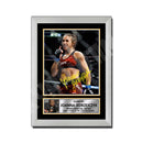 Joanna Jedrzejczyk 2 Limited Edition MMA Wrestler Signed Print - MMA Wrestling