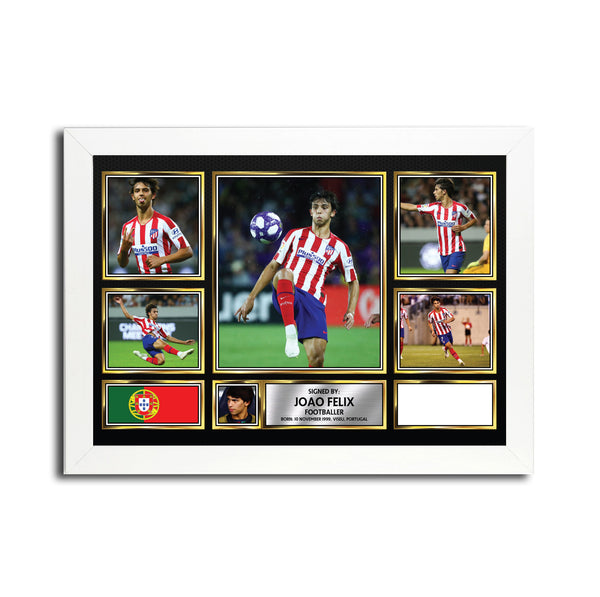 João Félix MC1613 Printed Signature Football Poster