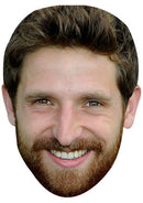 JOE ALLEN MASK WALES JB - Footballer Fancy Dress Cardboard Celebrity Party Face Mask