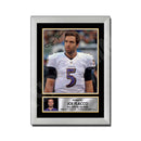 Joe Flacco 1 Limited Edition Football Signed Print - American Footballer