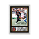 Joe Mixon Limited Edition Football Signed Print - American Footballer