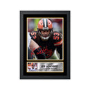 Joe Schobert Limited Edition Football Signed Print - American Footballer