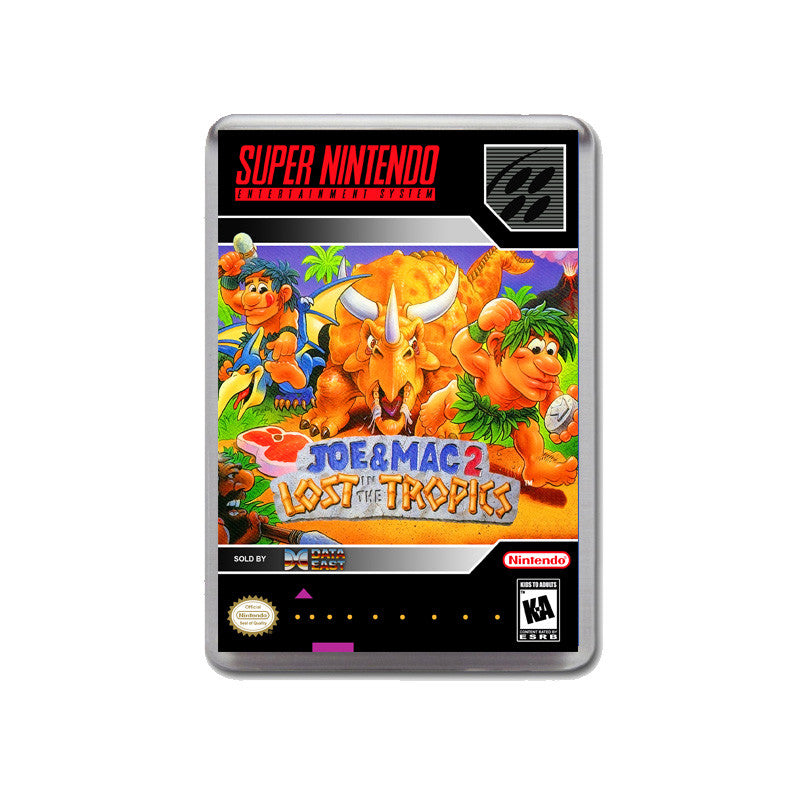 Joe And Mac 2 - SNES Inspired Game Retro Gaming Magnet
