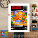 Joe And Mac 2 Super Nintendo GAME INSPIRED THEME Retro Gaming Poster A4 A3 A2 Or A1