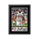 Joel Bitonio Limited Edition Football Signed Print - American Footballer