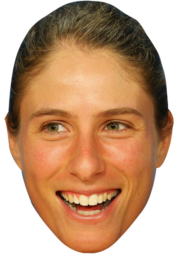 JOHANNA KONTA JB - Tennis Fancy Dress Cardboard Celebrity Party Face Mask