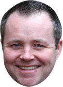 John Higgins SNOOKER Celebrity Face Mask Fancy Dress Cardboard Costume Mask