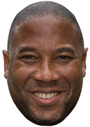 JOHN BARNES JB - Footballer Fancy Dress Cardboard Celebrity Party Face Mask