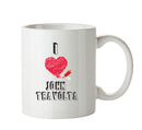 I Love John Travolta Celebrity Mug Office Mug
