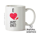 I Love John Hurt Celebrity Mug Office Mug