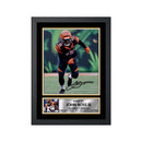John Ross III 2 Limited Edition Football Signed Print - American Footballer