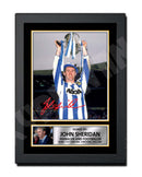 John Sheridan Limited Edition Football Player Signed Print - Football