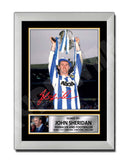 John Sheridan Limited Edition Football Player Signed Print - Football