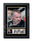 John Sheridan 2 Limited Edition Football Player Signed Print - Football