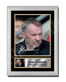 John Sheridan 2 Limited Edition Football Player Signed Print - Football