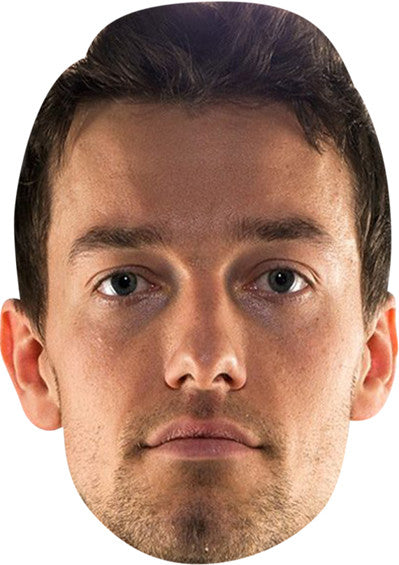 Jolyon Palmer Celebrity Face Mask Fancy Dress Cardboard Costume Mask