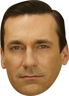 Jon Hamm Face Mask – Fancy Dress Cardboard Costume Mask