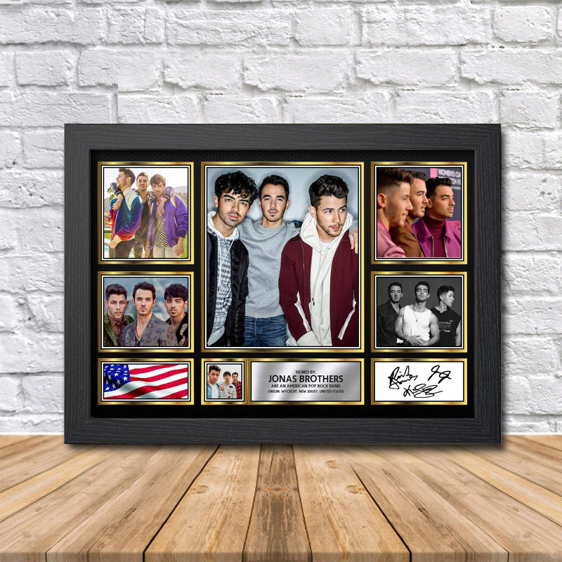 Jonas Brothers Limited Edition Signed Print