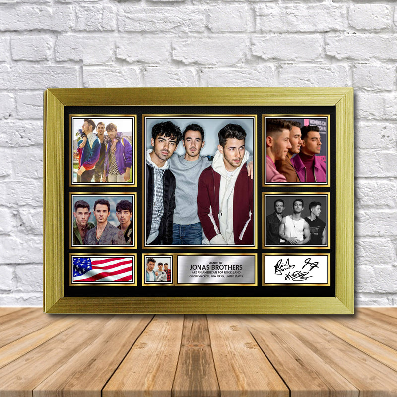 Jonas Brothers Limited Edition Signed Print