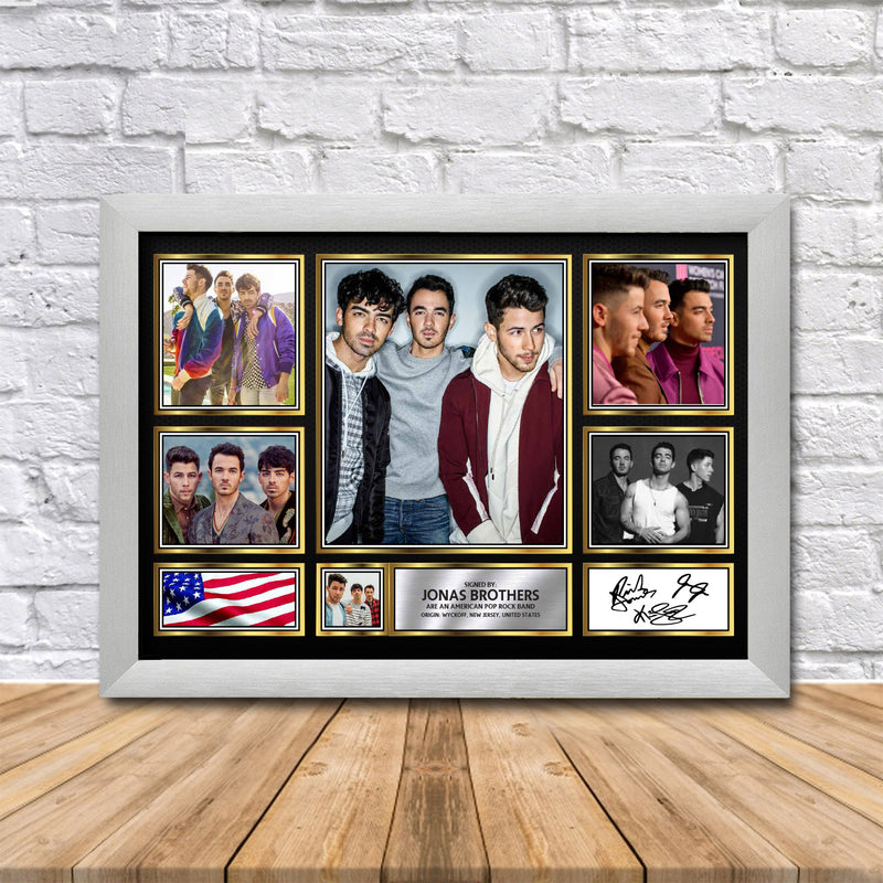 Jonas Brothers Limited Edition Signed Print