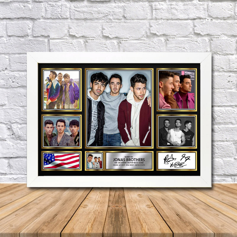 Jonas Brothers Limited Edition Signed Print