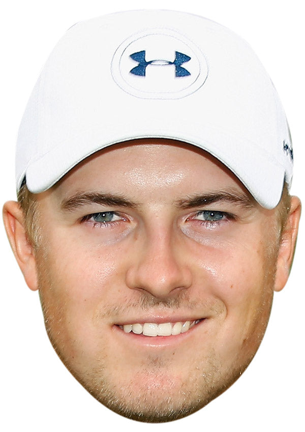 JORDAN SPIETH JB - Golf Fancy Dress Cardboard Celebrity Party Face Mask