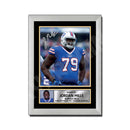 Jordan Mills 2 Limited Edition Football Signed Print - American Footballer