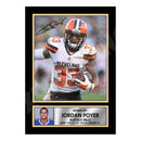 Jordan Poyer 2 Limited Edition Football Signed Print - American Footballer