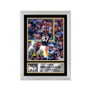 Jordan Taylor 2 Limited Edition Football Signed Print - American Footballer