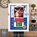 Jordan Vs Bird - Sega Megadrive Inspired Retro Gaming Poster A4 A3 A2 Or A1