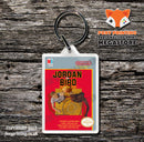 John Elways Quarter Back Retro NES Game Cover Art Gaming Keyring