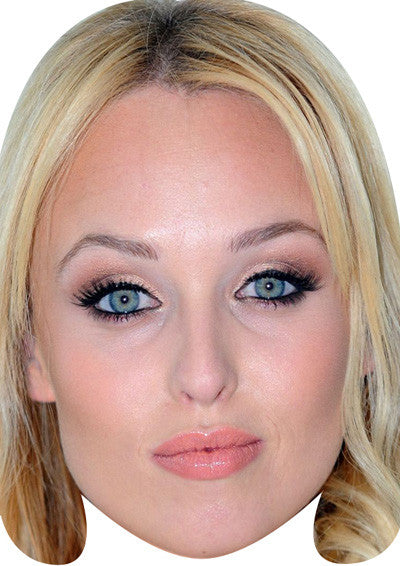 Jorgie Porter I â€™M A Celeb 2018 Celebrity Face Mask Fancy Dress Cardboard Costume Mask