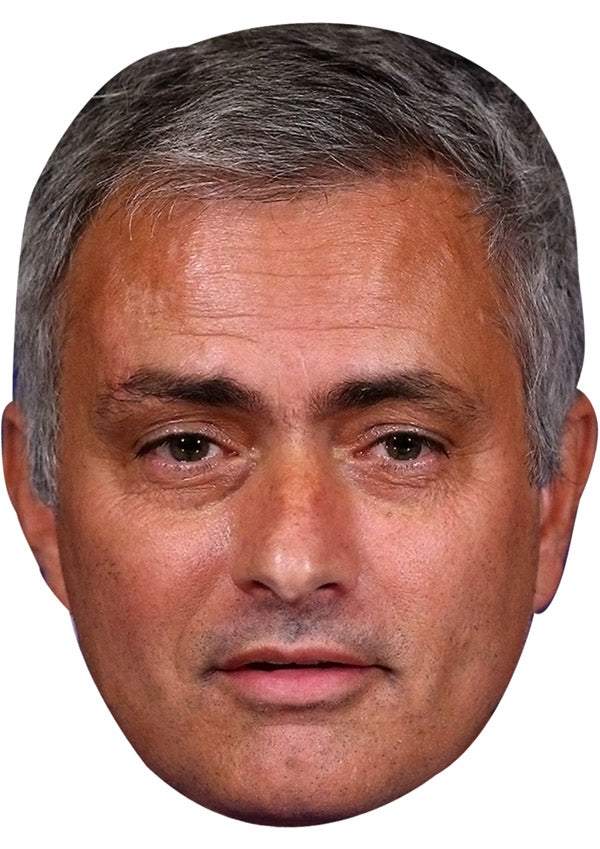 JOSE MOURINHO JB - Footballer Fancy Dress Cardboard Celebrity Party Face Mask