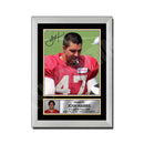 Josh Harris 2 Limited Edition Football Signed Print - American Footballer