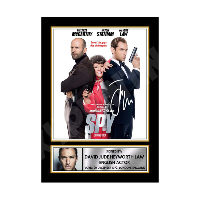 Jude Law 2 Limited Edition Movie Signed Print