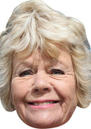 Judith Chalmers TV STARS 2018 Celebrity Face Mask Fancy Dress Cardboard Costume Mask