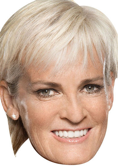 Judy Murray TV STARS 2018 Celebrity Face Mask Fancy Dress Cardboard Costume Mask