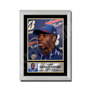 Julian Stanford 2 Limited Edition Football Signed Print - American Footballer