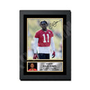 Julio Jones 1 Limited Edition Football Signed Print - American Footballer