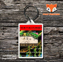 Joust Retro NES Game Cover Art Gaming Keyring