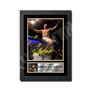 Junior Dos Santos 2 Limited Edition MMA Wrestler Signed Print - MMA Wrestling