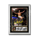 Junior Dos Santos 2 Limited Edition MMA Wrestler Signed Print - MMA Wrestling