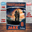 Jupiter Ascending Theme Style Personalised Kids Inspired Movie Birthday Card (SA)
