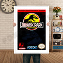 Jurassic Park Retro GAME INSPIRED THEME Nintendo NES Gaming A4 A3 A2 Or A1 Poster Art 324
