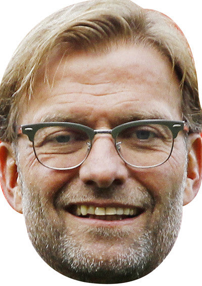 Jürgen Klopp Face Mask – Fancy Dress Cardboard Costume Mask