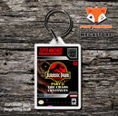 Jurrasic Park 2 Game Inspired Retro Gaming Keyring